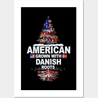 Christmas Tree  American Grown With Danish Roots - Gift for Danish From Denmark Posters and Art